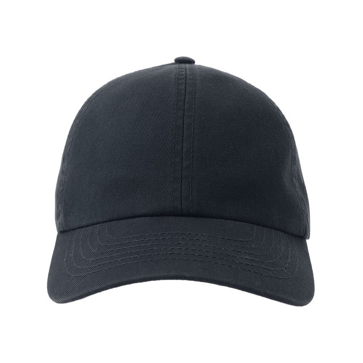 Navy - Pack Shot - Atlantis Unisex Adult Action-S 6 Panel Chino Unstructured Baseball Cap