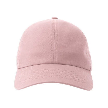 Pink - Pack Shot - Atlantis Unisex Adult Action-S 6 Panel Chino Unstructured Baseball Cap