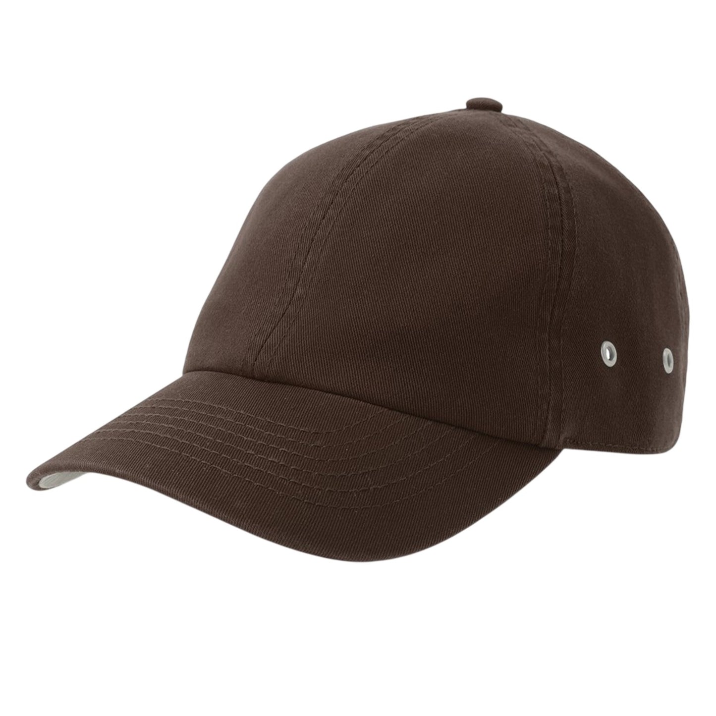 Brown - Front - Atlantis Unisex Adult Action-S 6 Panel Chino Unstructured Baseball Cap