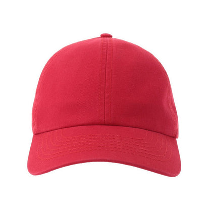 Red - Pack Shot - Atlantis Unisex Adult Action-S 6 Panel Chino Unstructured Baseball Cap