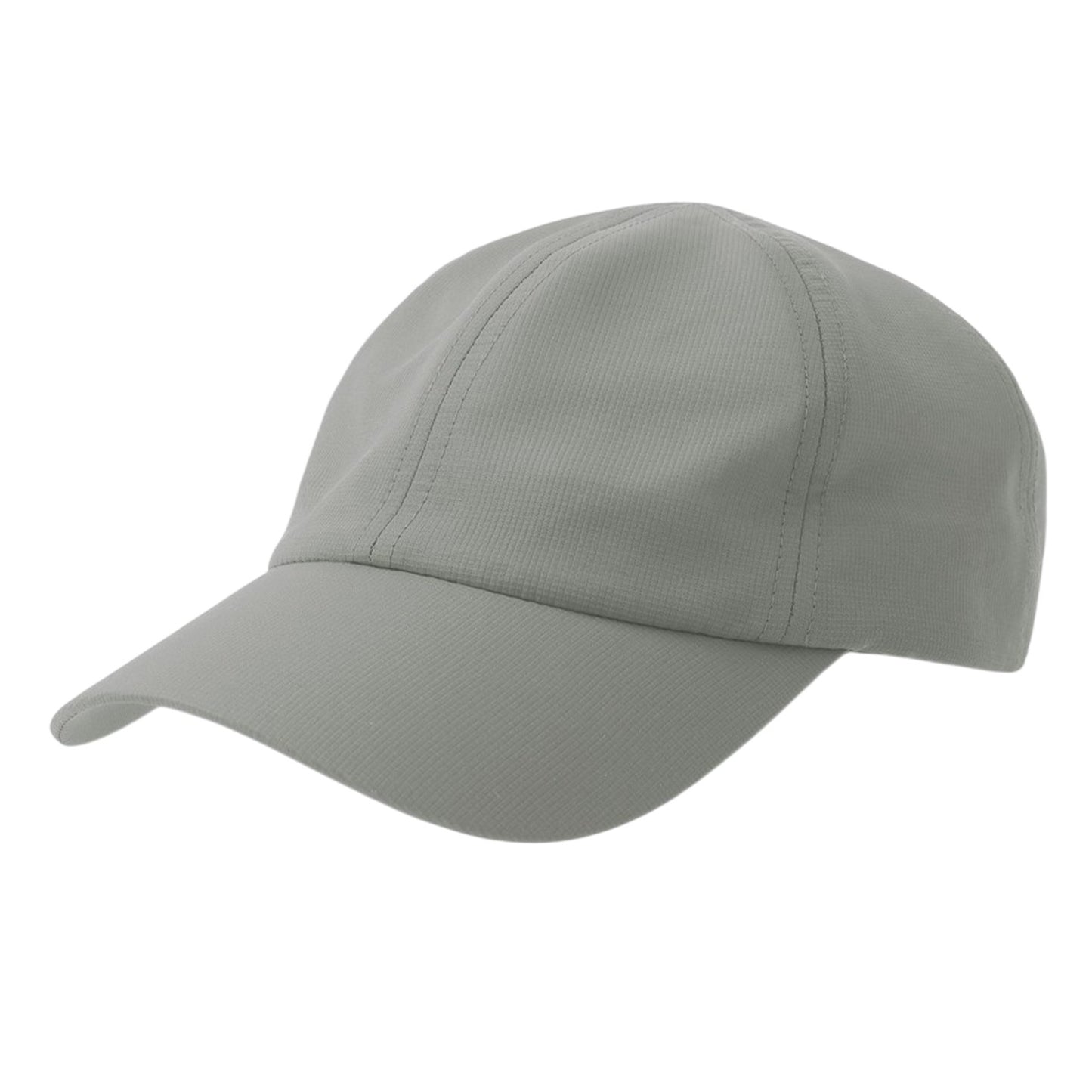 Grey - Front - Atlantis Headwear Unisex Adult Isar 6 Panel Jacquard Unstructured Baseball Cap