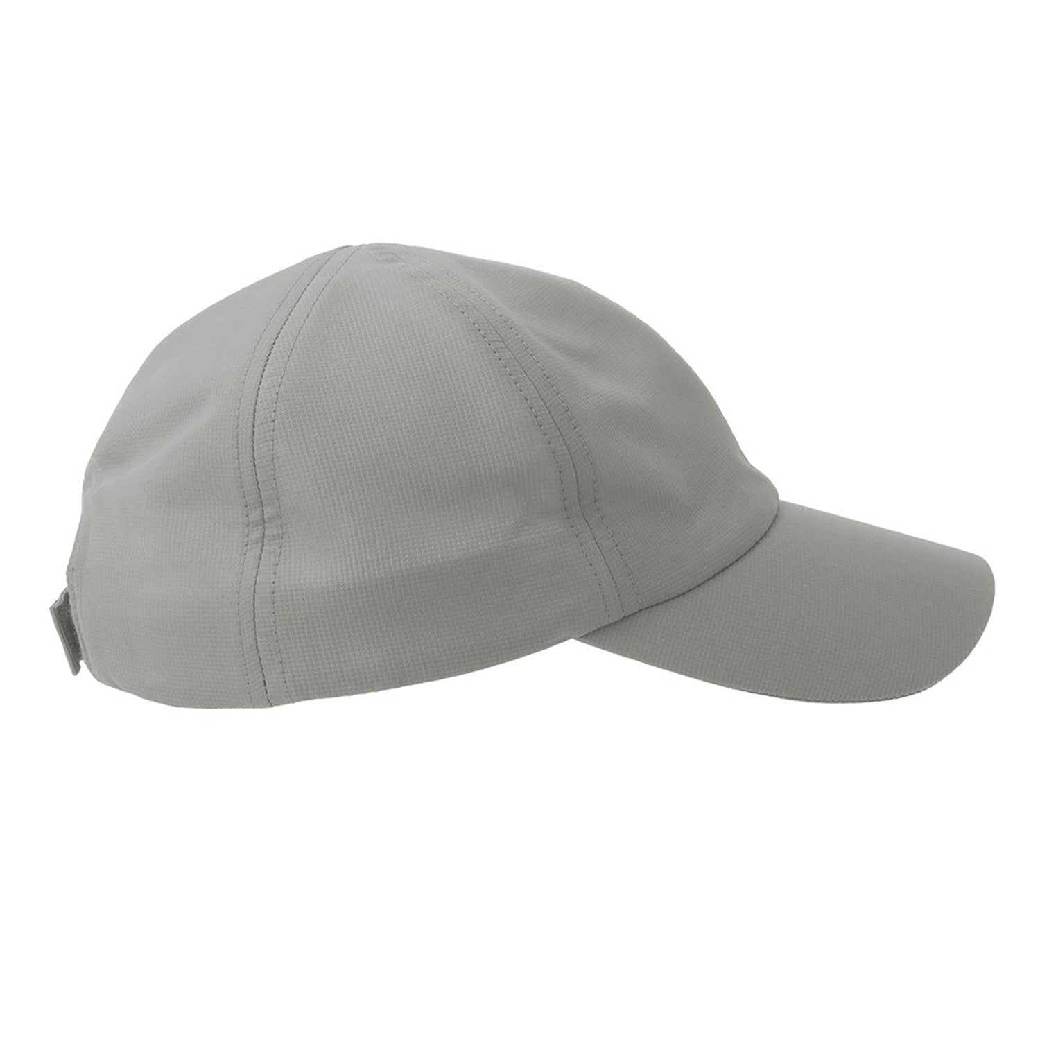 Grey - Side - Atlantis Headwear Unisex Adult Isar 6 Panel Jacquard Unstructured Baseball Cap