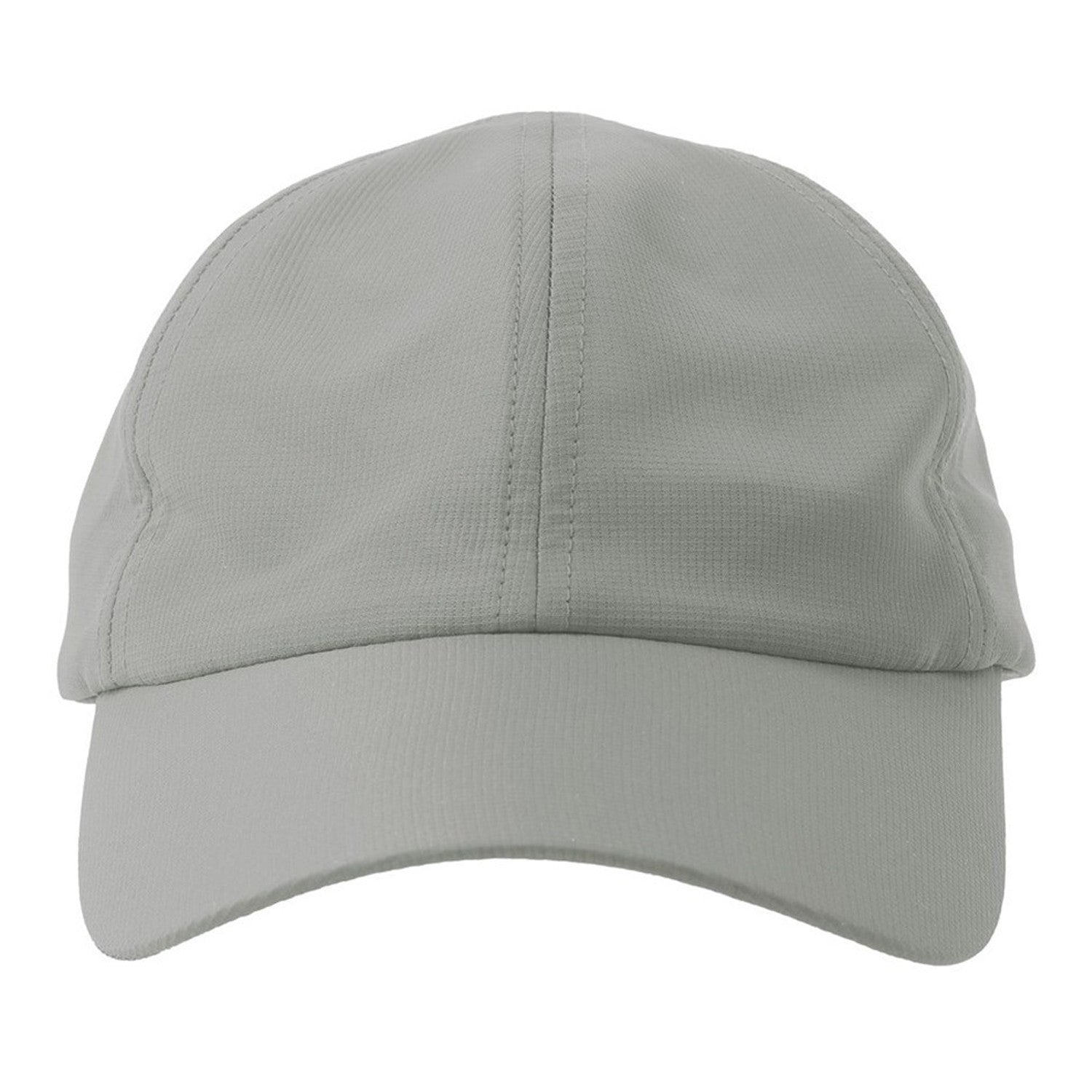 Grey - Pack Shot - Atlantis Headwear Unisex Adult Isar 6 Panel Jacquard Unstructured Baseball Cap