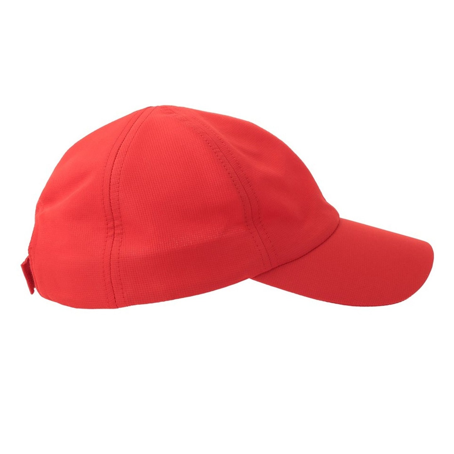 Red - Side - Atlantis Headwear Unisex Adult Isar 6 Panel Jacquard Unstructured Baseball Cap