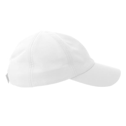 White - Side - Atlantis Headwear Unisex Adult Isar 6 Panel Jacquard Unstructured Baseball Cap