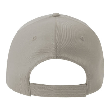 Grey-White - Back - Atlantis Headwear Unisex Adult Recy Five Piping 5 Panel Recycled Structured Baseball Cap