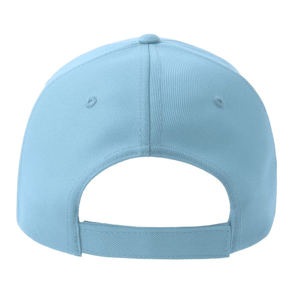 Light Blue-White - Back - Atlantis Headwear Unisex Adult Recy Five Piping 5 Panel Recycled Structured Baseball Cap