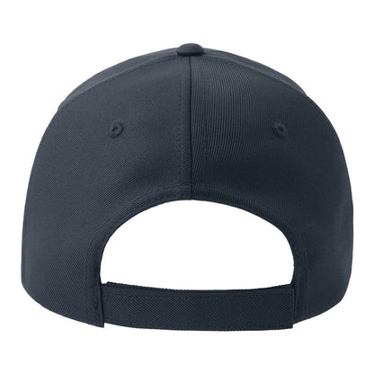 Navy-White - Back - Atlantis Headwear Unisex Adult Recy Five Piping 5 Panel Recycled Structured Baseball Cap