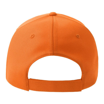Orange-White - Back - Atlantis Headwear Unisex Adult Recy Five Piping 5 Panel Recycled Structured Baseball Cap