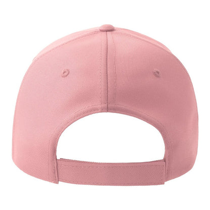 Pink-White - Back - Atlantis Headwear Unisex Adult Recy Five Piping 5 Panel Recycled Structured Baseball Cap