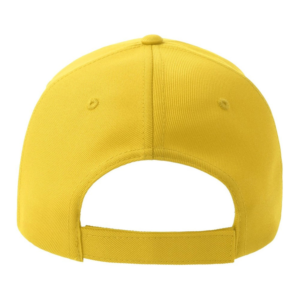 Yellow-White - Back - Atlantis Headwear Unisex Adult Recy Five Piping 5 Panel Recycled Structured Baseball Cap