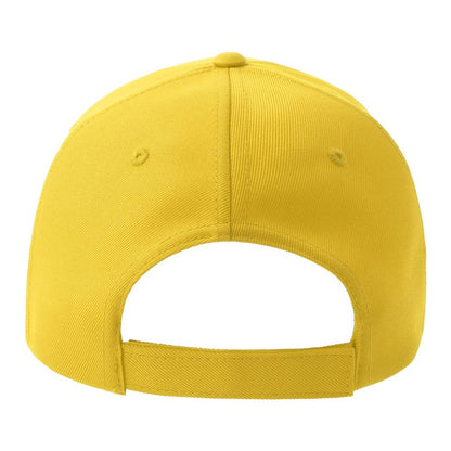 Yellow-White - Back - Atlantis Headwear Unisex Adult Recy Five Piping 5 Panel Recycled Structured Baseball Cap