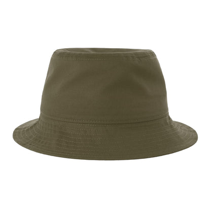 Olive - Front - Atlantis Headwear Unisex Adult Organic Cotton Unstructured Bucket Hat