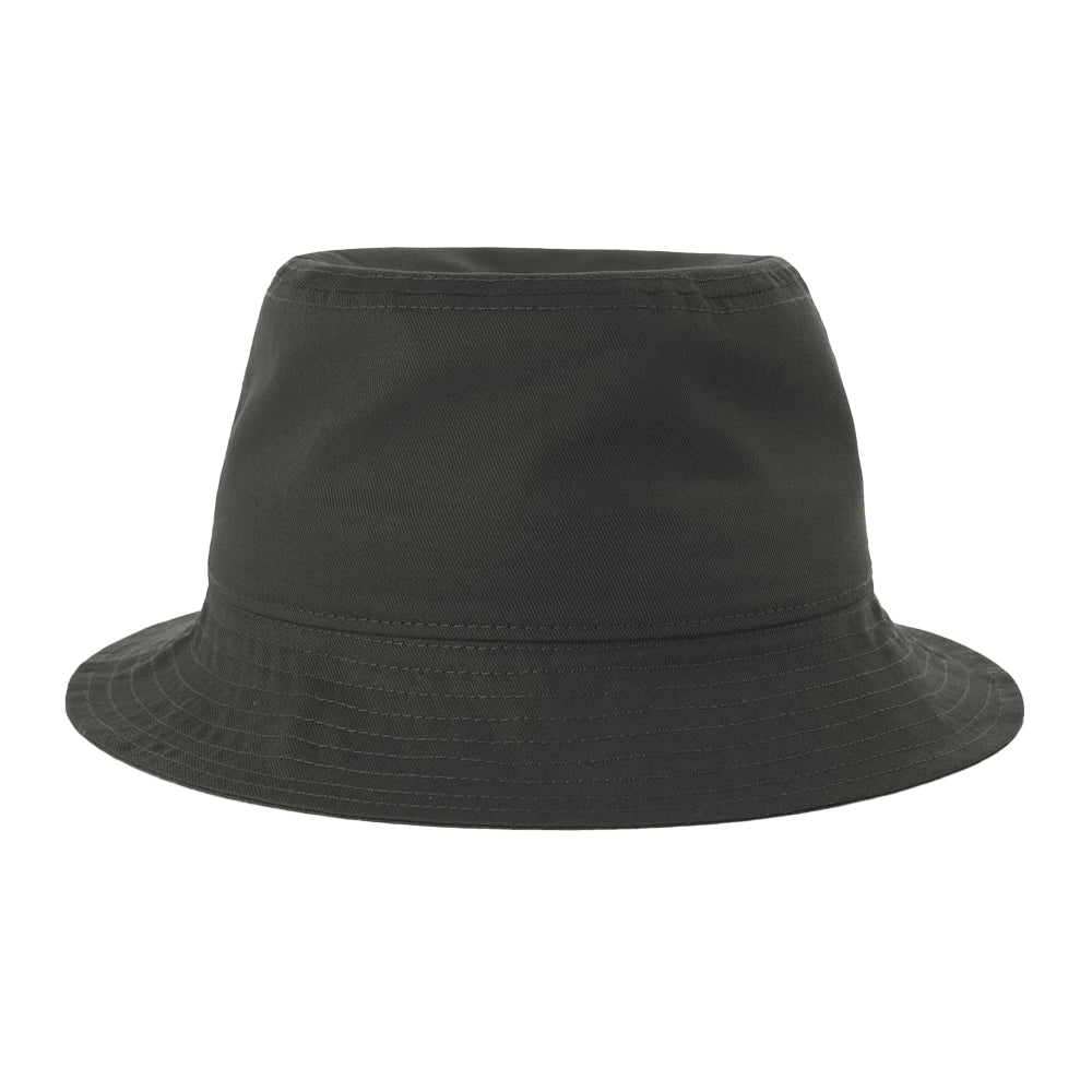 Dark Grey - Front - Atlantis Headwear Unisex Adult Organic Cotton Unstructured Bucket Hat