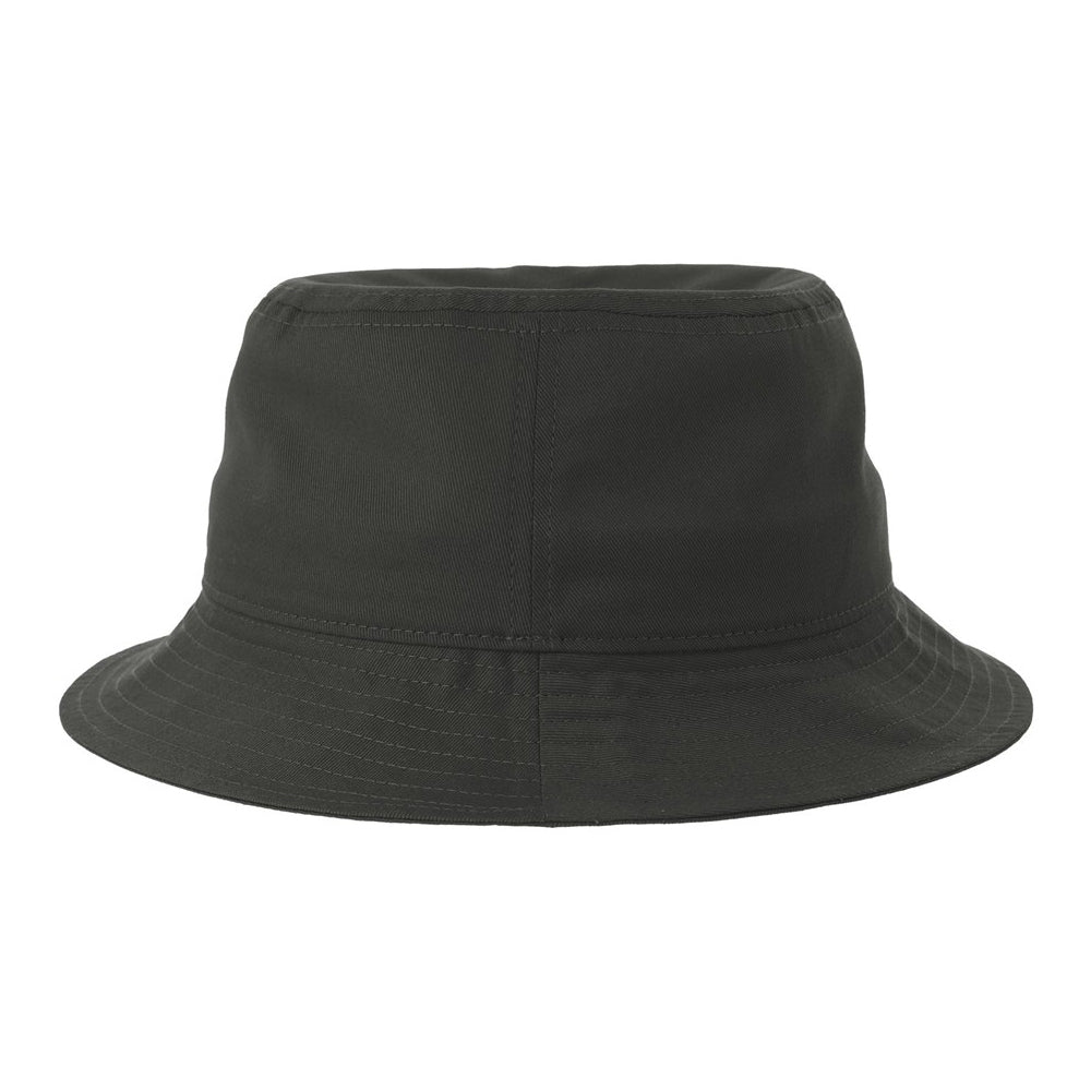 Dark Grey - Back - Atlantis Headwear Unisex Adult Organic Cotton Unstructured Bucket Hat