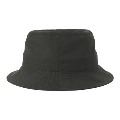 Dark Grey - Back - Atlantis Headwear Unisex Adult Organic Cotton Unstructured Bucket Hat