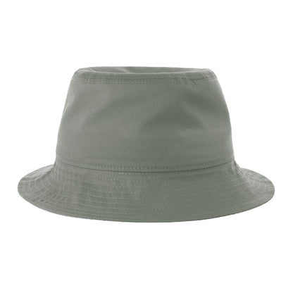 Grey - Front - Atlantis Headwear Unisex Adult Organic Cotton Unstructured Bucket Hat