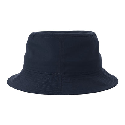 Navy - Back - Atlantis Headwear Unisex Adult Organic Cotton Unstructured Bucket Hat