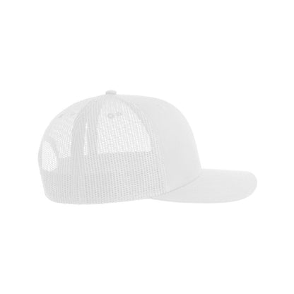 White - Front - Atlantis Headwear Unisex Adult Sonic-S 6 Panel Structured Trucker Cap