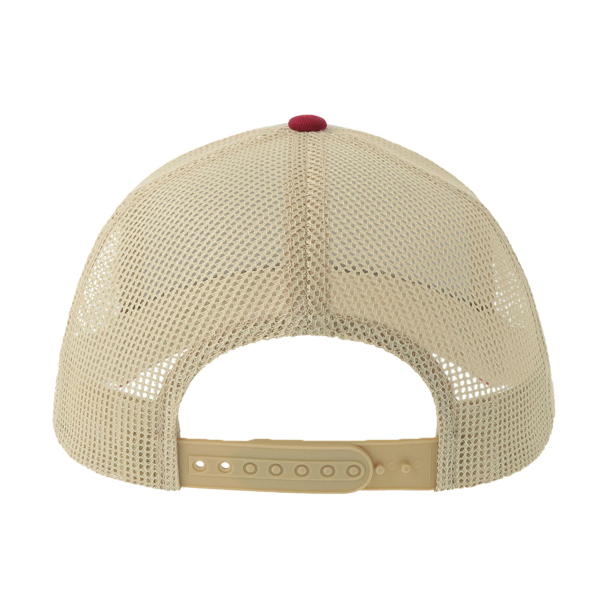 Grey-Cardinal-Stone - Back - Atlantis Headwear Unisex Adult Sonic-S 6 Panel Structured Trucker Cap