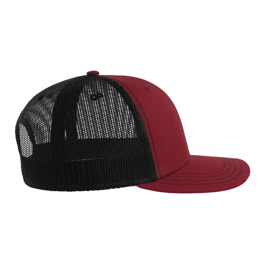 Cardinal-Black - Lifestyle - Atlantis Headwear Unisex Adult Sonic-S 6 Panel Structured Trucker Cap