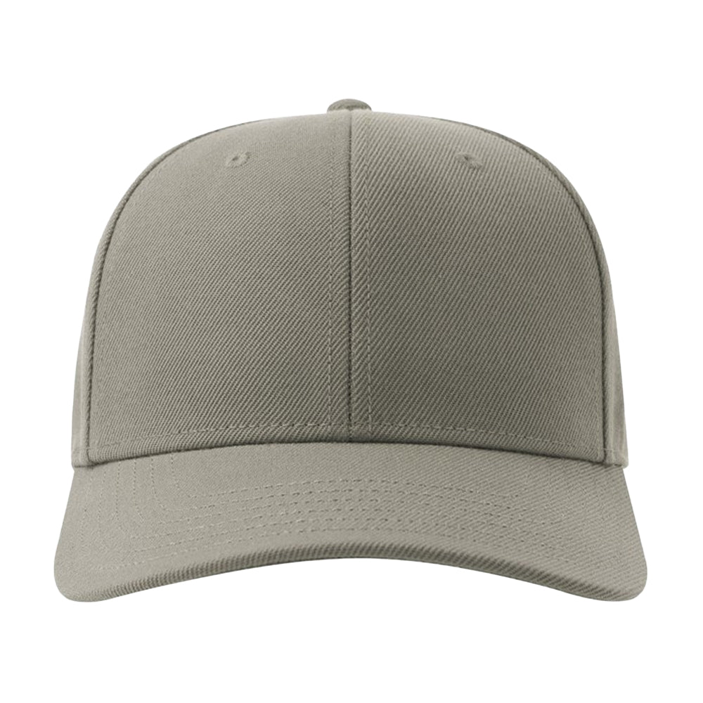 Grey - Side - Atlantis Headwear Unisex Adult Beat-S 6 Panel Structured Baseball Cap