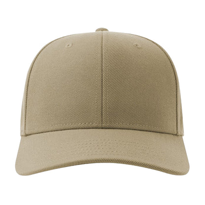 Khaki - Side - Atlantis Headwear Unisex Adult Beat-S 6 Panel Structured Baseball Cap