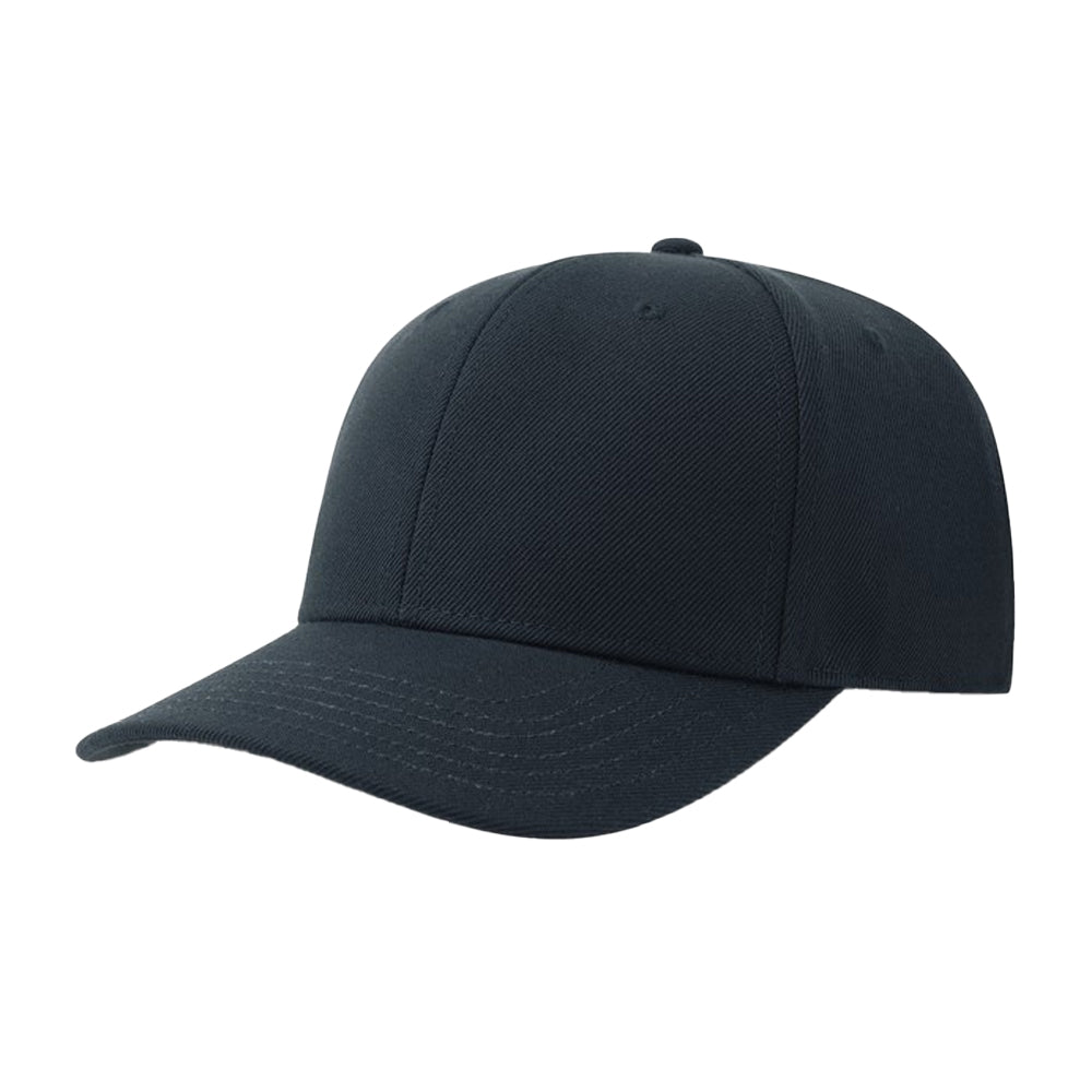 Navy - Front - Atlantis Headwear Unisex Adult Beat-S 6 Panel Structured Baseball Cap