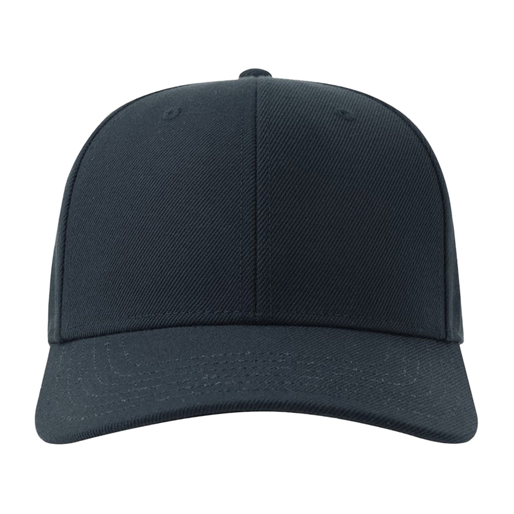 Navy - Side - Atlantis Headwear Unisex Adult Beat-S 6 Panel Structured Baseball Cap