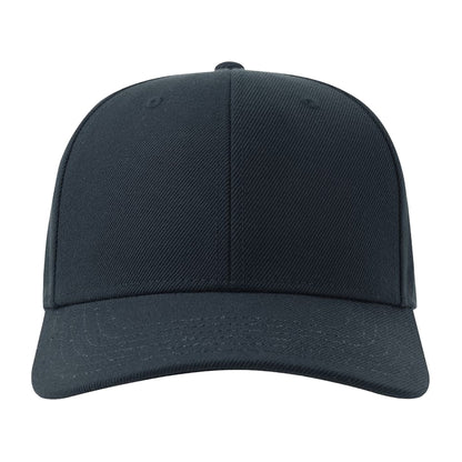Navy - Side - Atlantis Headwear Unisex Adult Beat-S 6 Panel Structured Baseball Cap