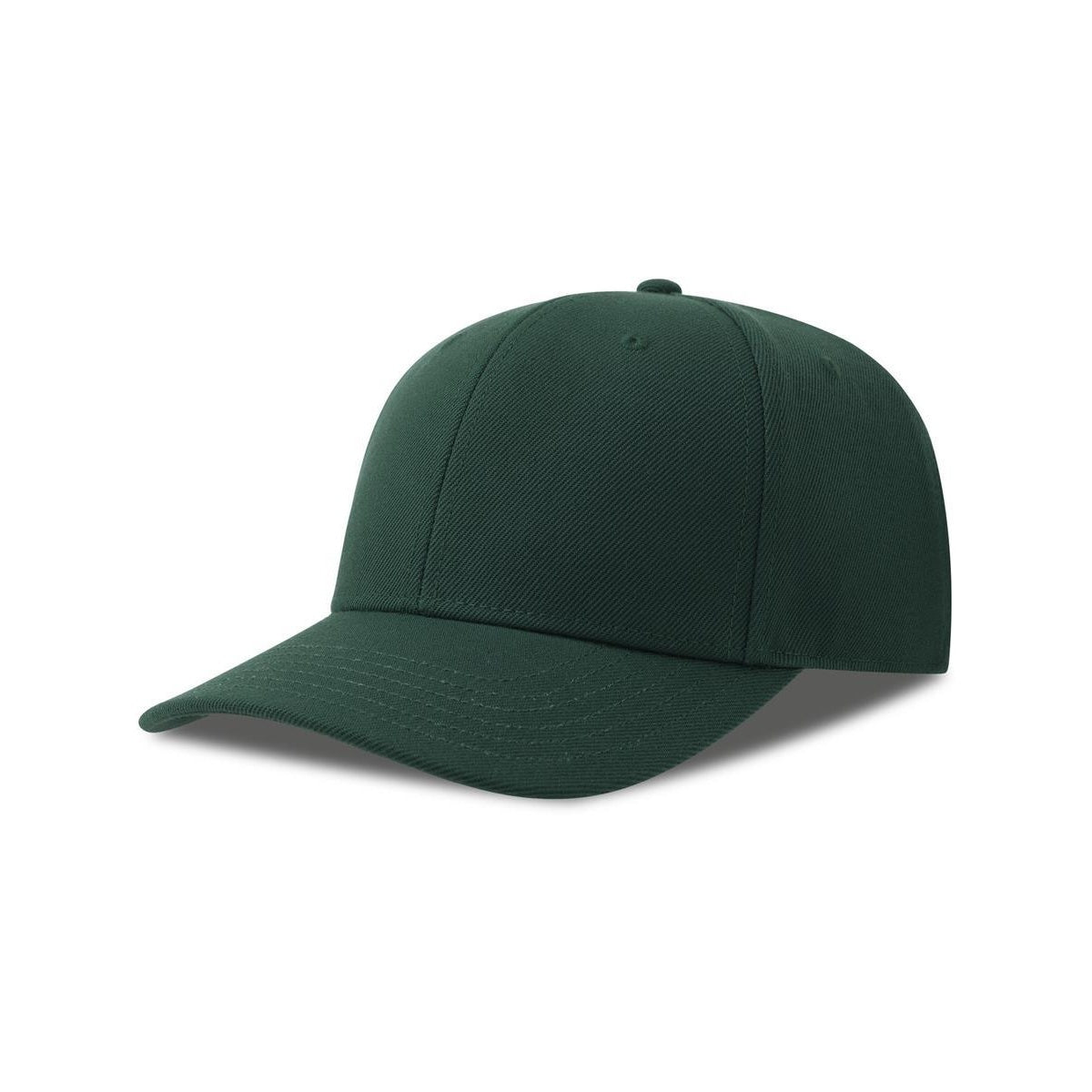 Bottle Green - Front - Atlantis Headwear Unisex Adult Beat-S 6 Panel Structured Baseball Cap