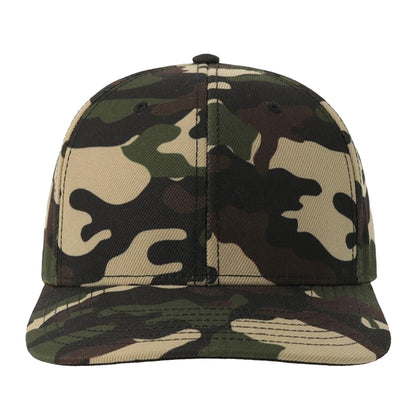 Black Camo - Side - Atlantis Headwear Unisex Adult Beat-S 6 Panel Structured Baseball Cap