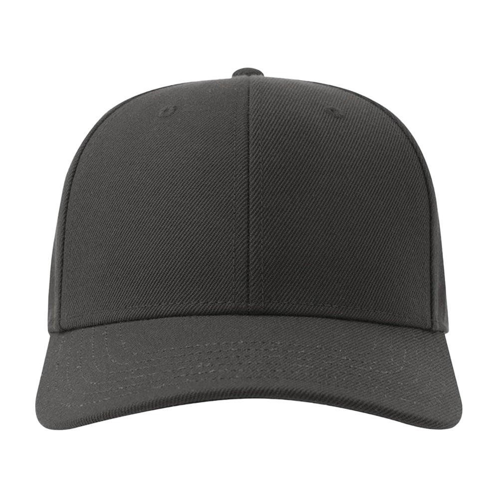 Dark Grey - Side - Atlantis Headwear Unisex Adult Beat-S 6 Panel Structured Baseball Cap