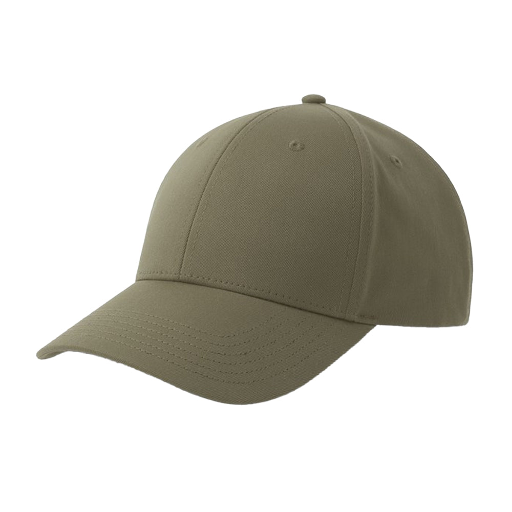 Olive - Front - Atlantis Headwear Bolt-S 6 Panel Stretch Structured Baseball Cap
