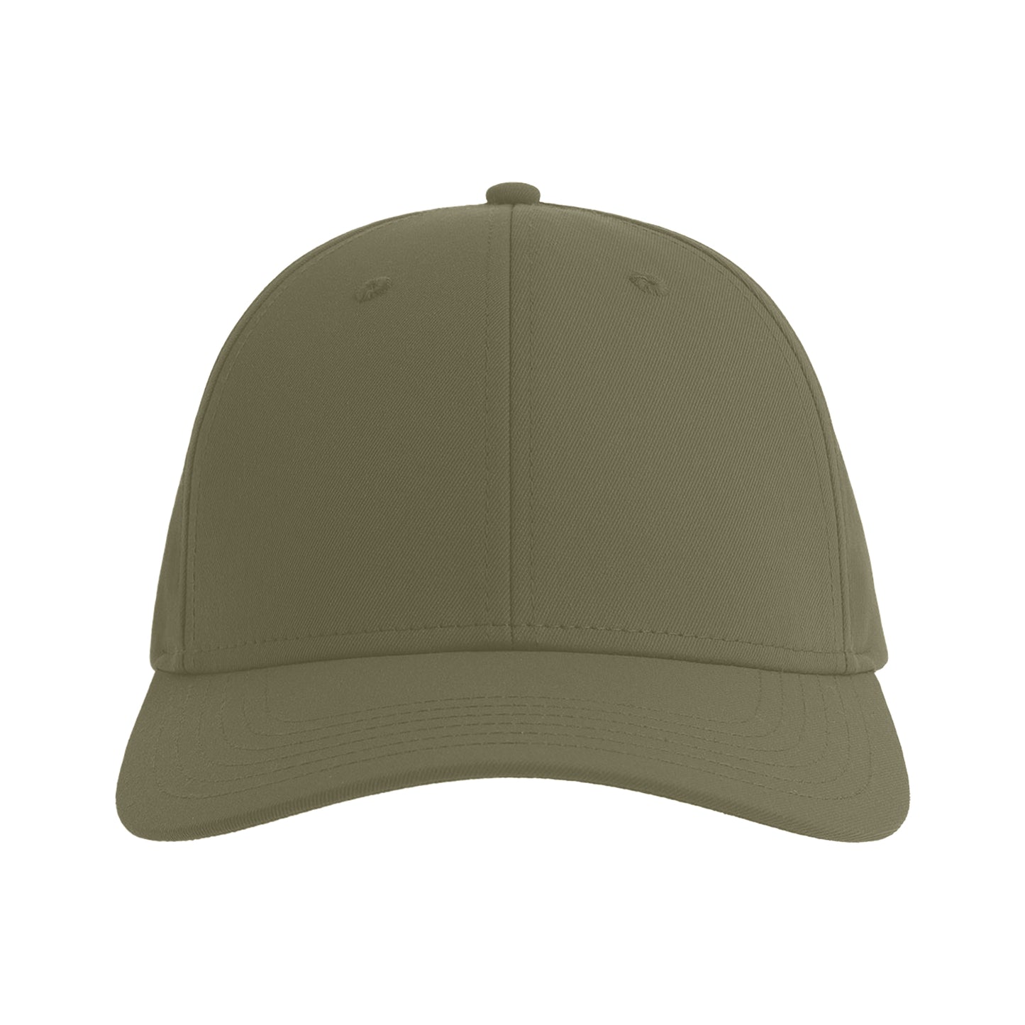 Olive - Side - Atlantis Headwear Bolt-S 6 Panel Stretch Structured Baseball Cap