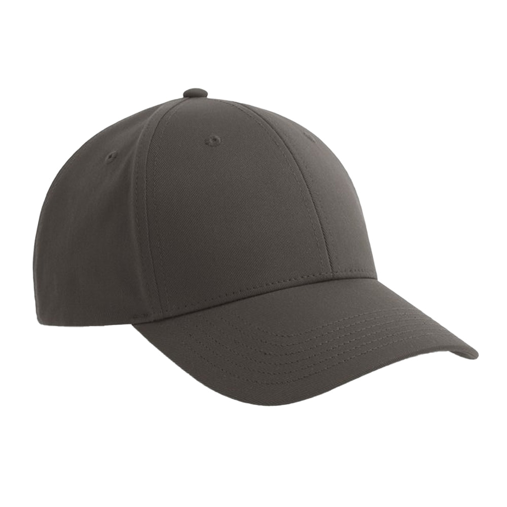 Dark Grey - Back - Atlantis Headwear Bolt-S 6 Panel Stretch Structured Baseball Cap