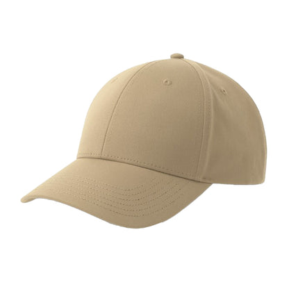 Khaki Brown - Front - Atlantis Headwear Bolt-S 6 Panel Stretch Structured Baseball Cap