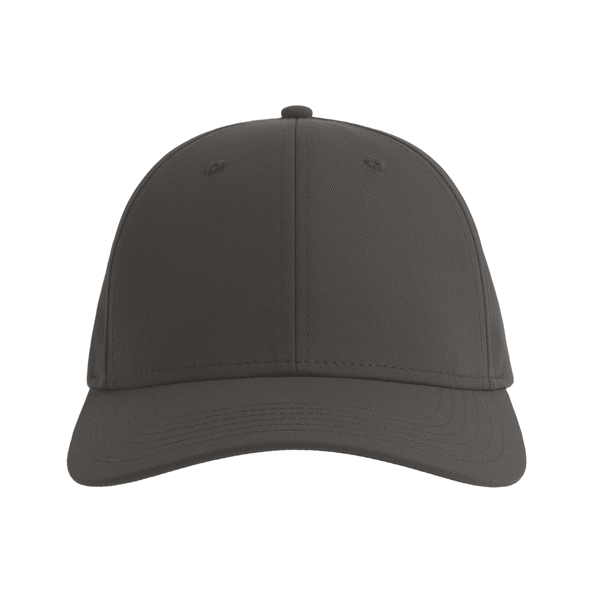 Dark Grey - Side - Atlantis Headwear Bolt-S 6 Panel Stretch Structured Baseball Cap