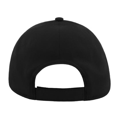 Black - Back - Atlantis Headwear Unisex Adult Bond S 6 Panel Water Resistant Structured Baseball Cap