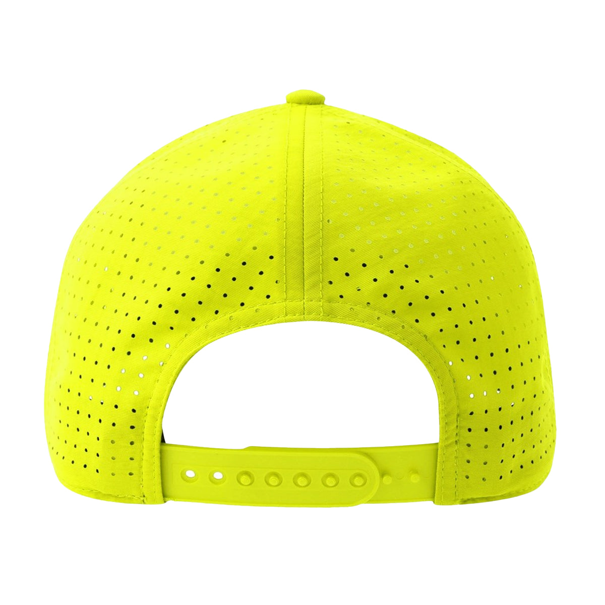 Safety Yellow - Back - Atlantis Headwear Unisex Adult Breezy-S 6 Panel Nylon Structured Trucker Cap