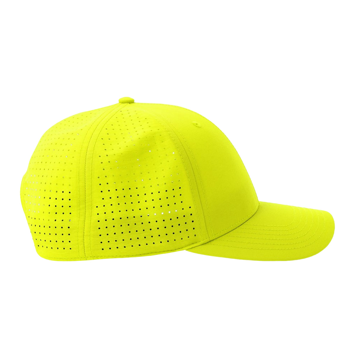Safety Yellow - Lifestyle - Atlantis Headwear Unisex Adult Breezy-S 6 Panel Nylon Structured Trucker Cap