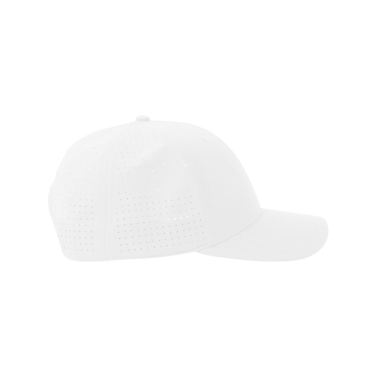White - Front - Atlantis Headwear Unisex Adult Breezy-S 6 Panel Nylon Structured Trucker Cap