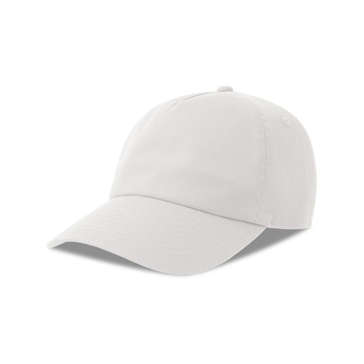 White - Front - Atlantis Headwear Unisex Adult Dad Hat-S 5 Panel Unstructured Baseball Cap