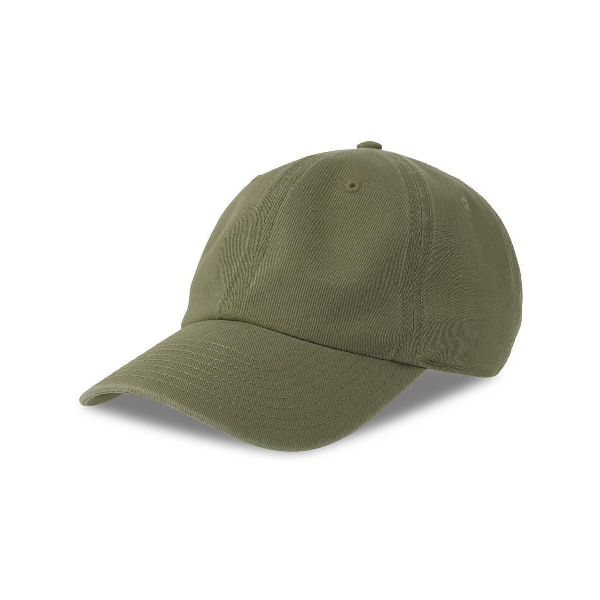 Olive - Front - Atlantis Headwear Unisex Adult Digg-S 6 Panel Unstructured Baseball Cap