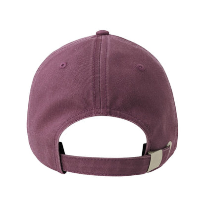 Burgundy - Back - Atlantis Headwear Unisex Adult Digg-S 6 Panel Unstructured Baseball Cap