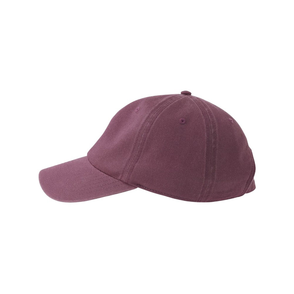 Burgundy - Lifestyle - Atlantis Headwear Unisex Adult Digg-S 6 Panel Unstructured Baseball Cap
