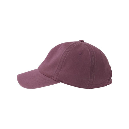 Burgundy - Lifestyle - Atlantis Headwear Unisex Adult Digg-S 6 Panel Unstructured Baseball Cap