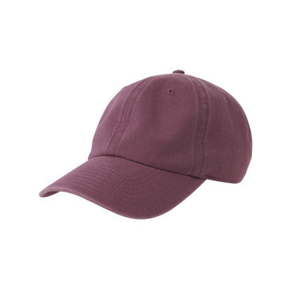 Burgundy - Pack Shot - Atlantis Headwear Unisex Adult Digg-S 6 Panel Unstructured Baseball Cap