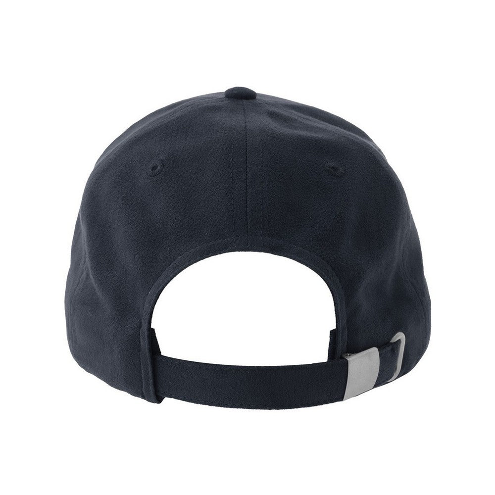 Navy - Back - Atlantis Headwear Unisex Adult Fam-S 6 Panel Suede Structured Baseball Cap