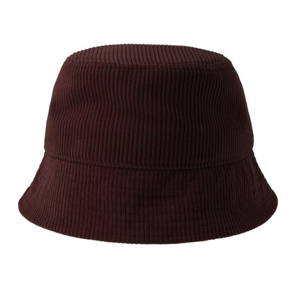 Burgundy - Front - Atlantis Headwear Cumbre Corduroy Unstructured Bucket Hat